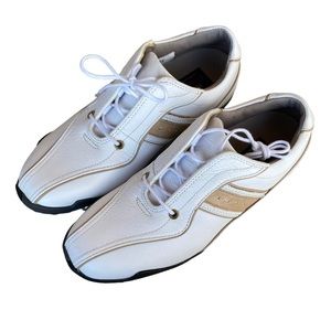 FootJoy White and Tan Women’s Golf Shoes